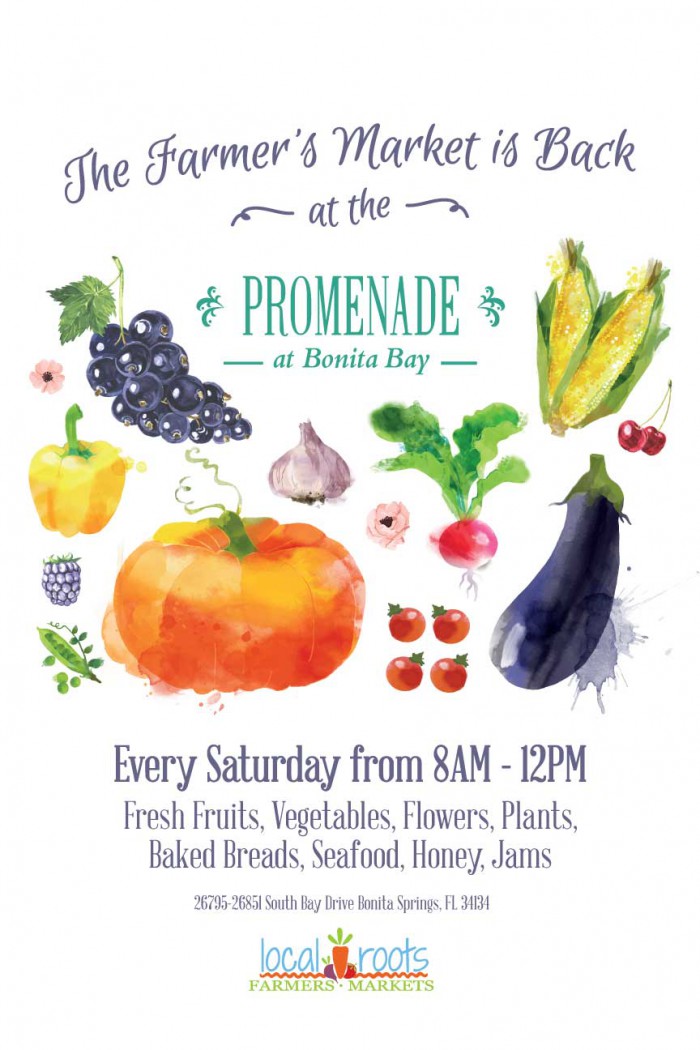 The Bonita Springs Farmer's Market Promenade at Bonita Bay