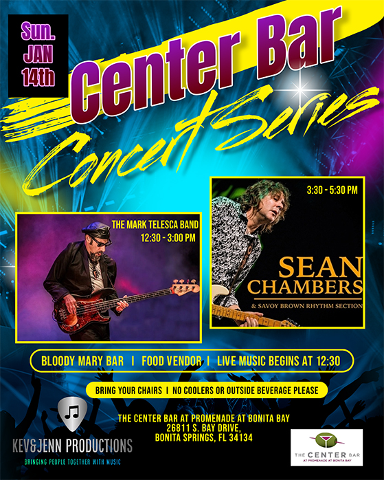 Blues and Bloody's Sunday Concert Series at The Center Bar | Promenade ...